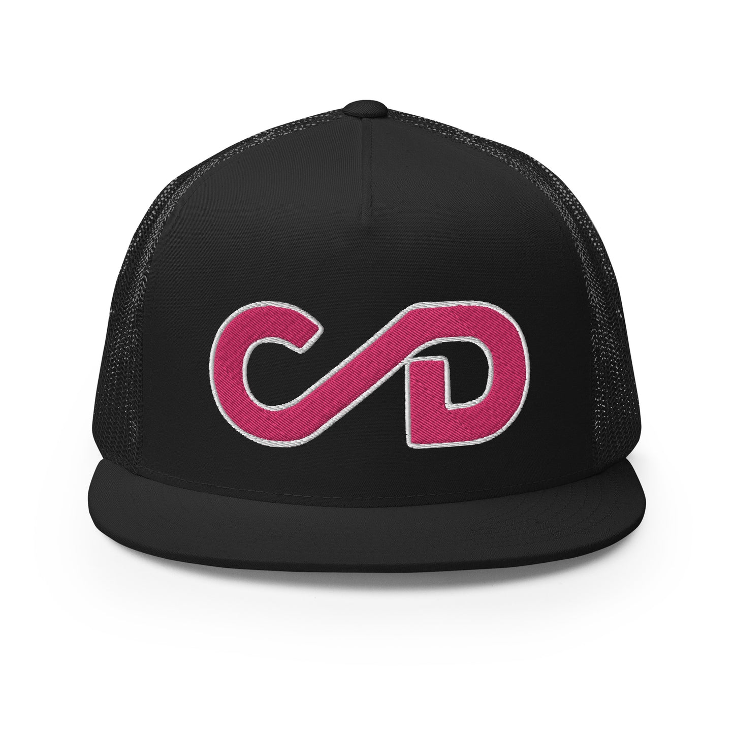 Pink Big Brand Trucker Cap