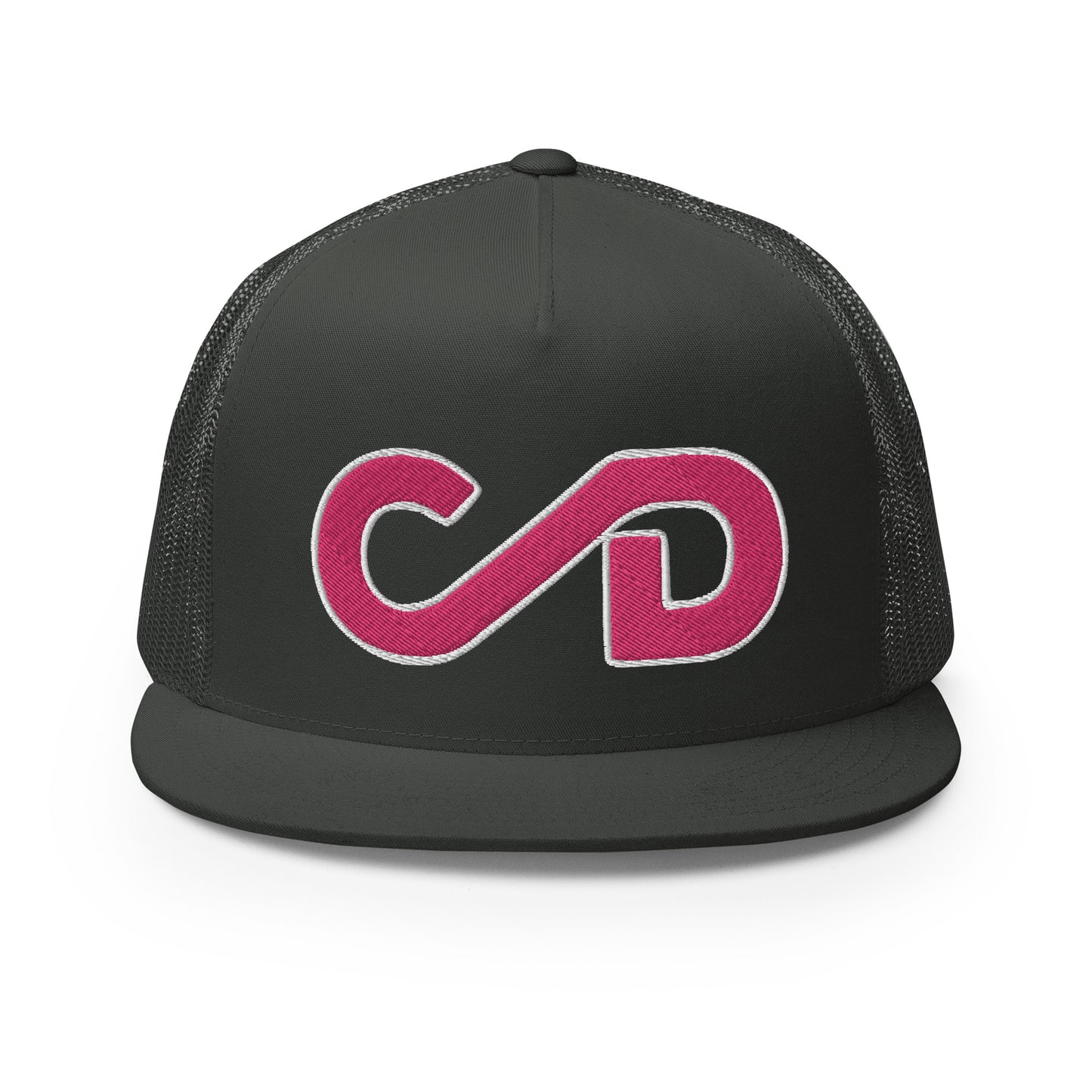 Pink Big Brand Trucker Cap