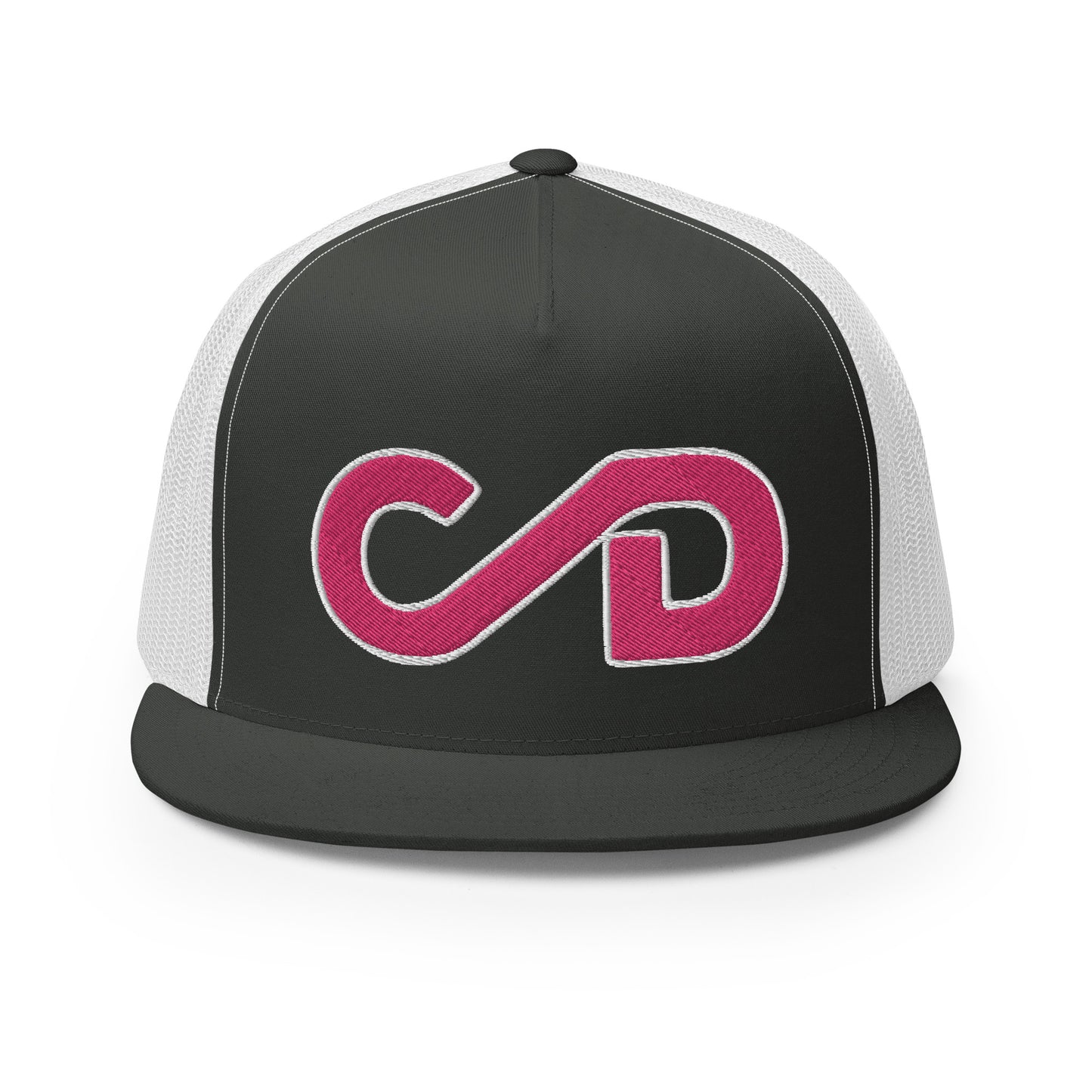 Pink Big Brand Trucker Cap