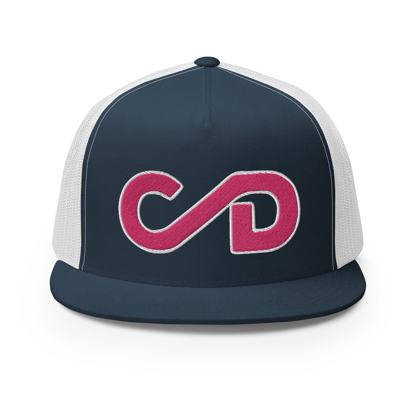 Pink Big Brand Trucker Cap
