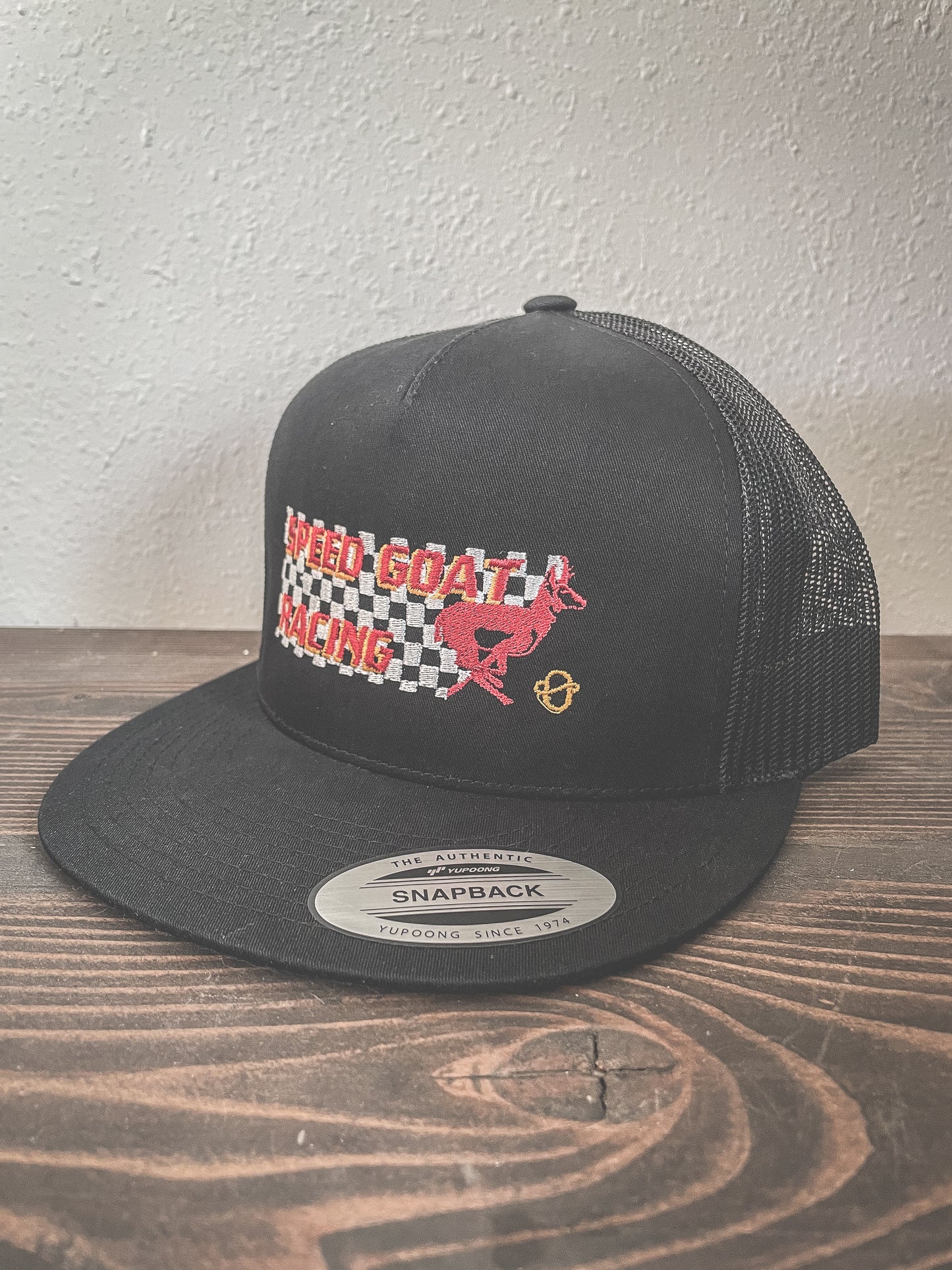 Speed Goat Racing Black Trucker Cap