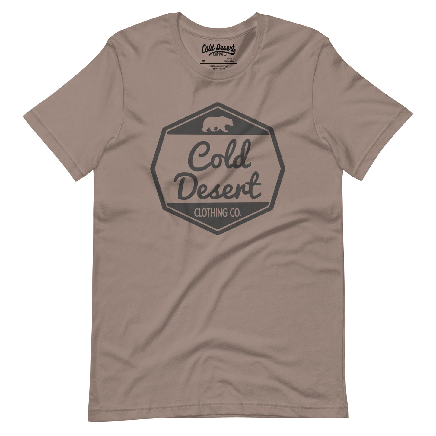 Cold Desert Bear Badge Unisex T-shirt