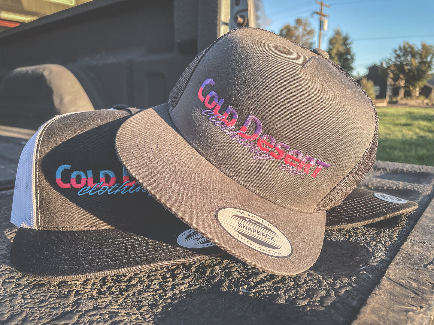 Cold Desert Purple Neon Daze Trucker Cap