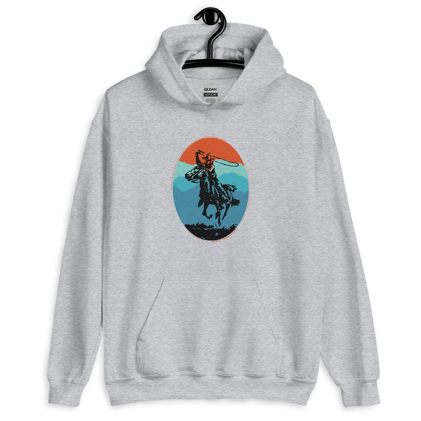 Western Cowboy Graphic Unisex Heavy Blend Hoodie