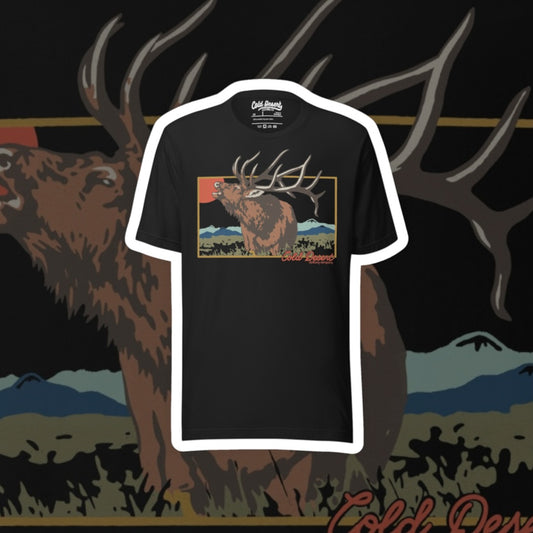 Elk Bugles Hunting Unisex t-shirt