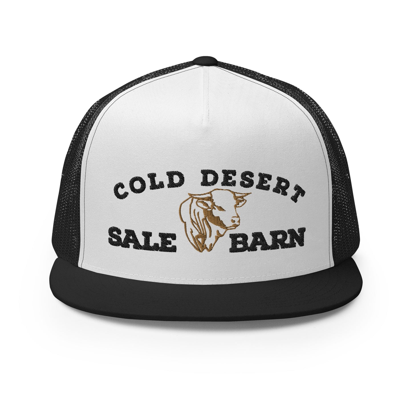 Cold Desert Sale Barn Trucker Cap - White