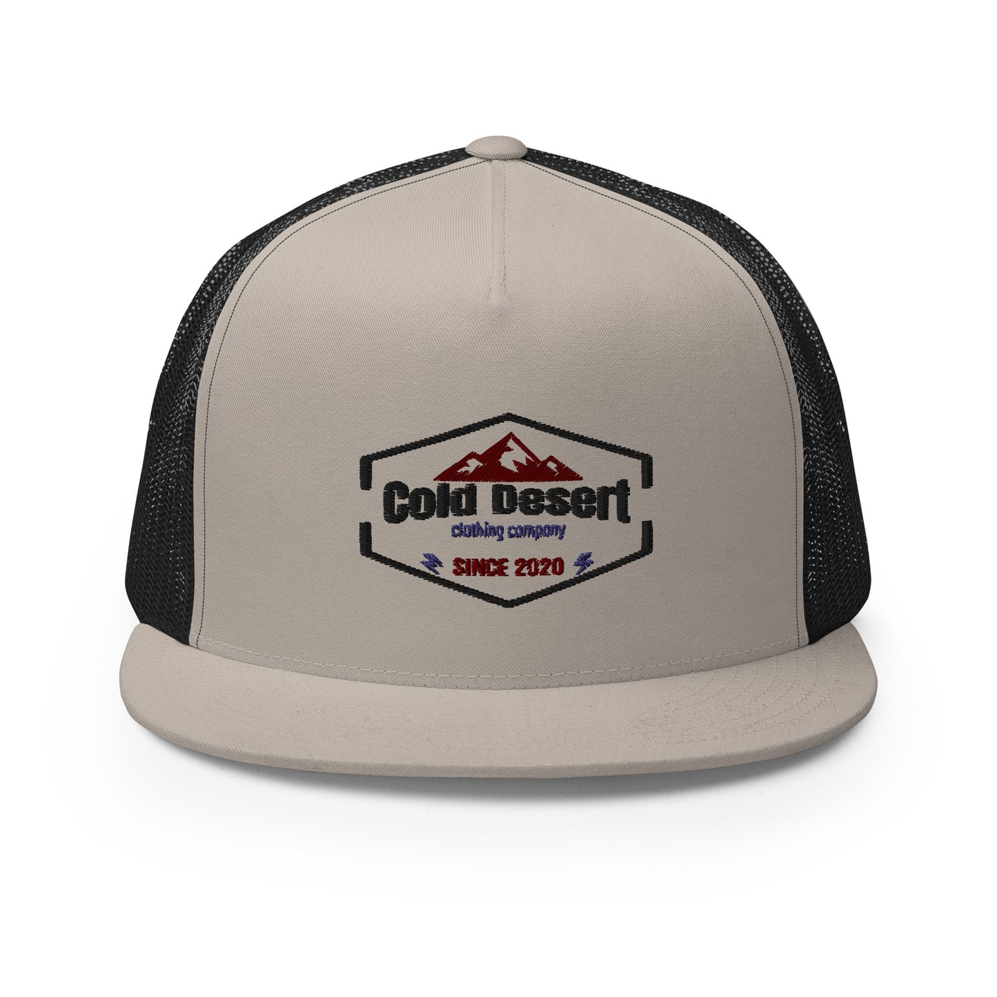 Cold Desert Mountain Time Trucker Cap // Western Trucker Hat // Snapback Hat // Western Mountains // Western Apparel