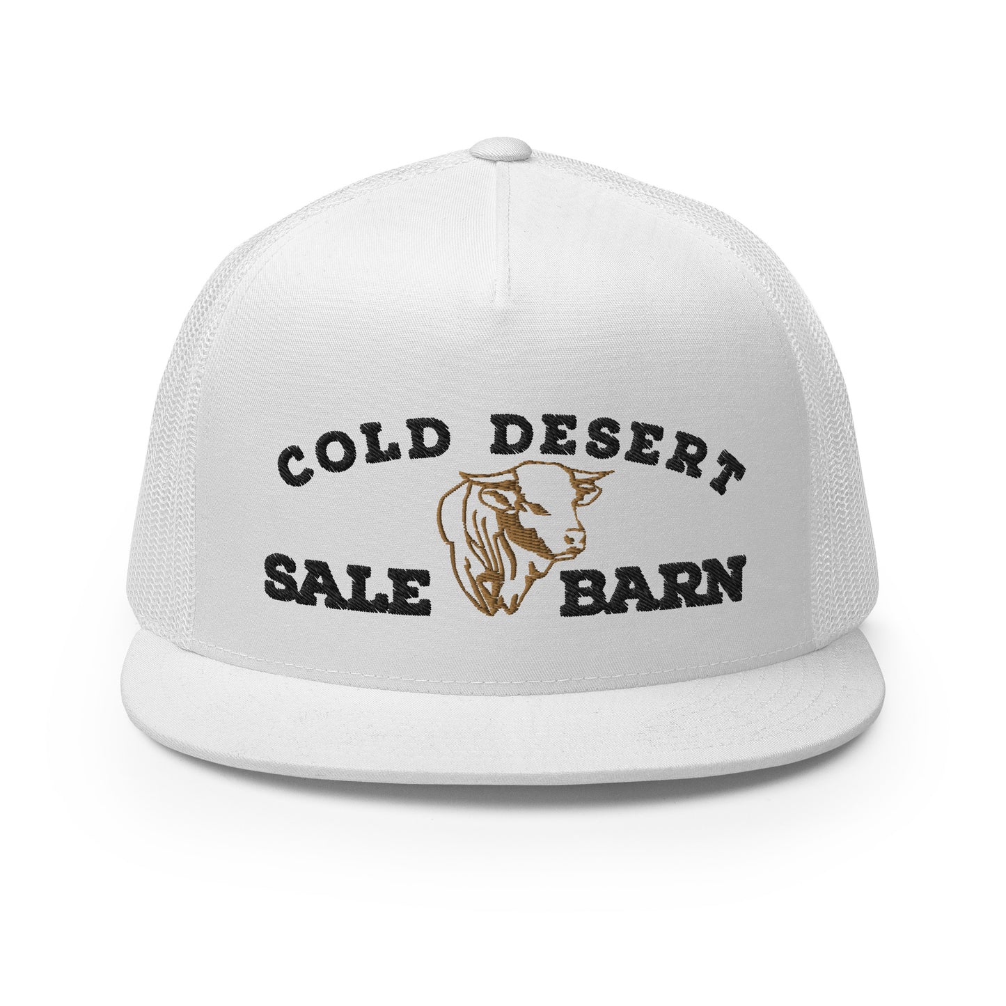 Cold Desert Sale Barn Trucker Cap - White