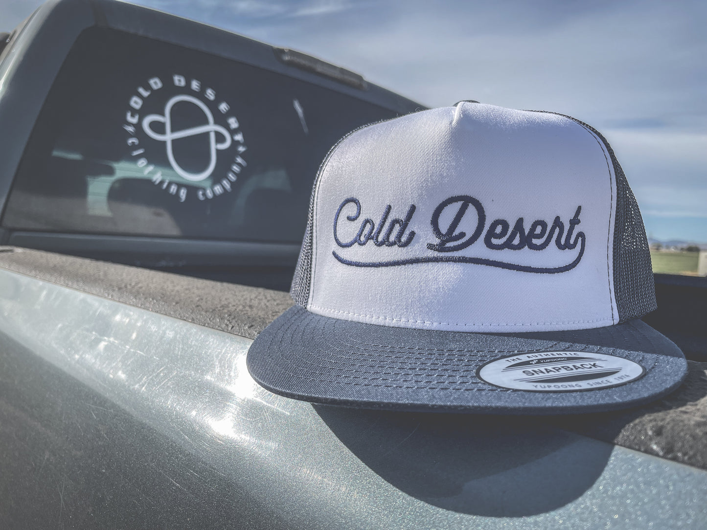 Signature Blue Trucker Cap