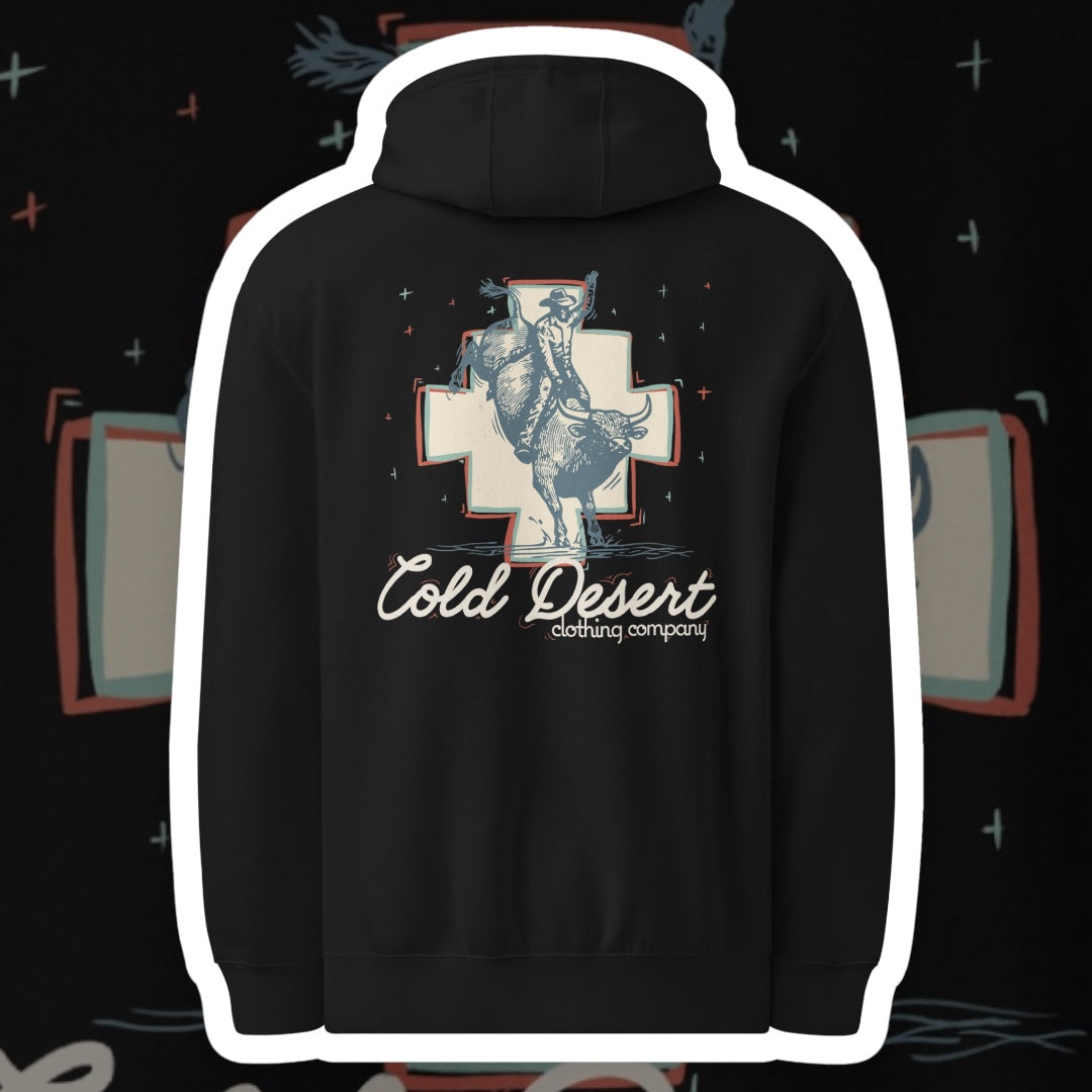 Rowdy Night Rodeo Unisex Mid-Weight Hoodie