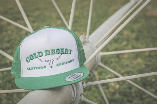 Kelly Green Saloon Trucker Cap