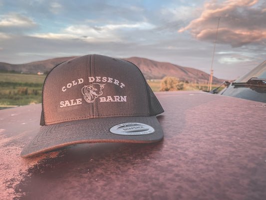 Cold Desert Sale Barn Curved Trucker Cap