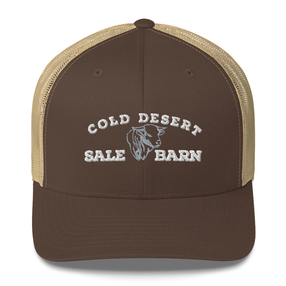 Cold Desert Sale Barn Curved Trucker Cap