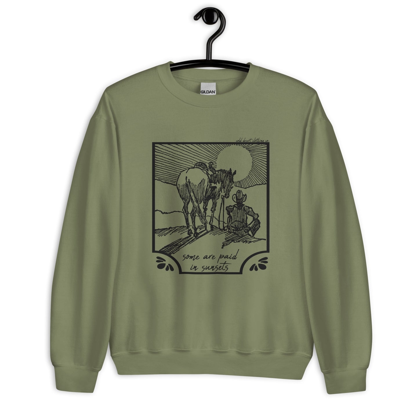 Cowboy Sunset Unisex Sweatshirt