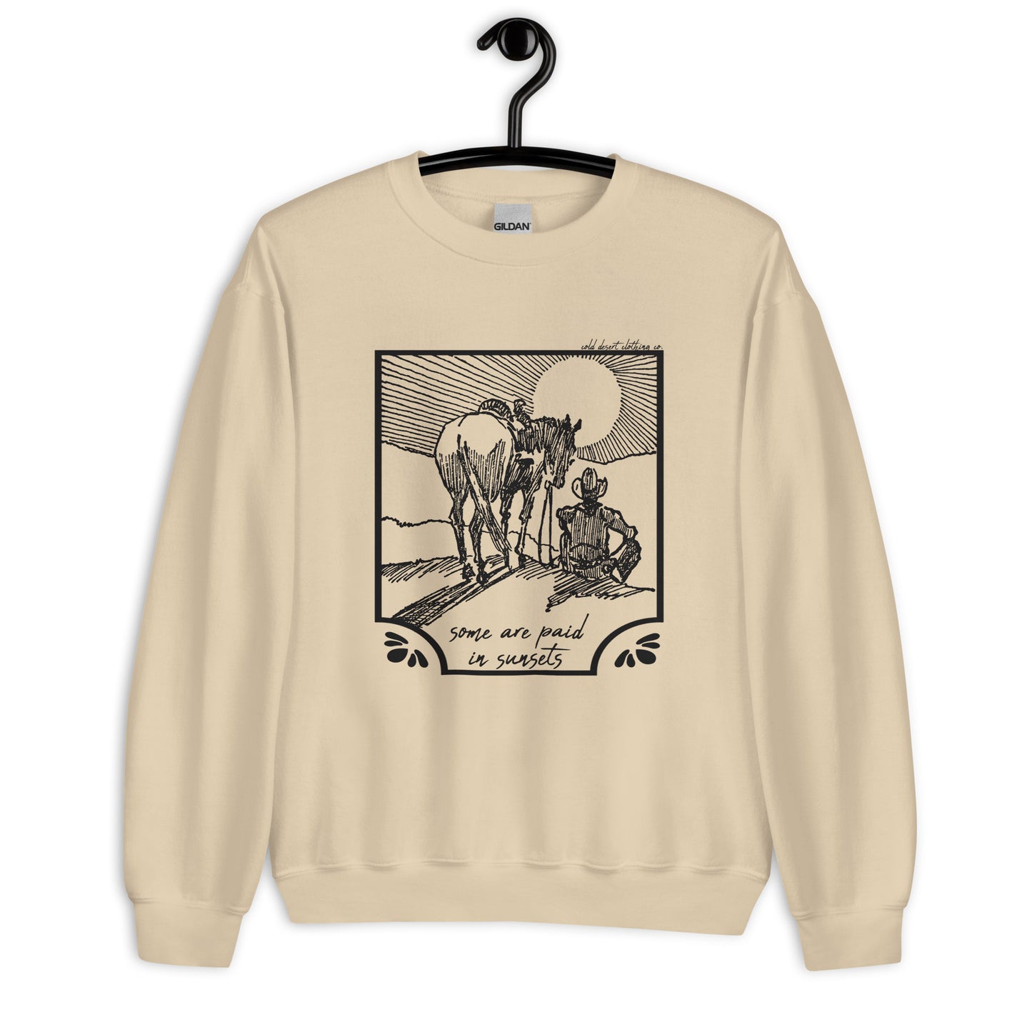 Cowboy Sunset Unisex Sweatshirt