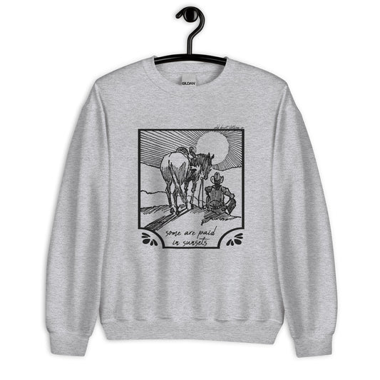 Cowboy Sunset Unisex Sweatshirt