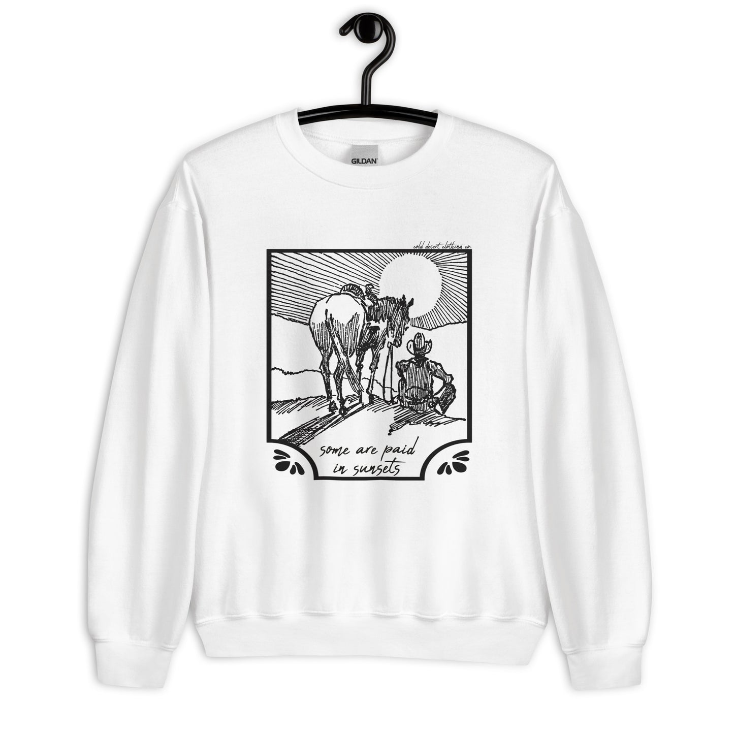 Cowboy Sunset Unisex Sweatshirt