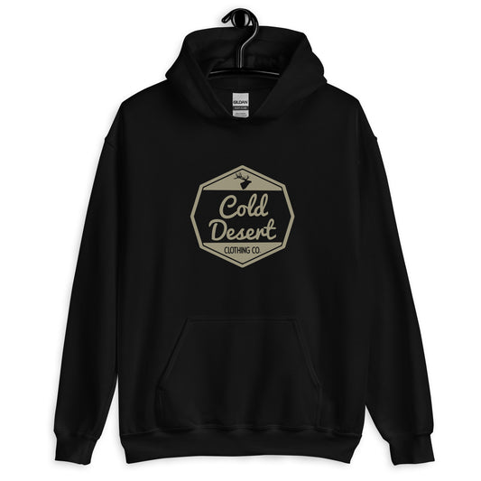 Tan Elk Badge Unisex Hoodie