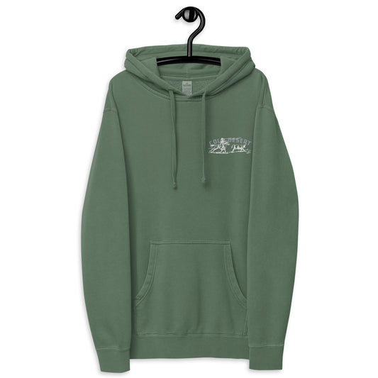 Ropin Steers Premium Unisex pigment-dyed hoodie