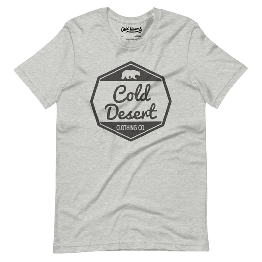 Cold Desert Bear Badge Unisex T-shirt