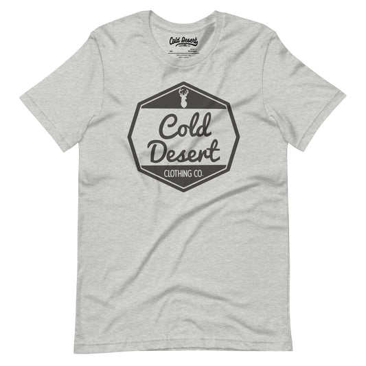 Cold Desert Deer Badge Unisex T-shirt