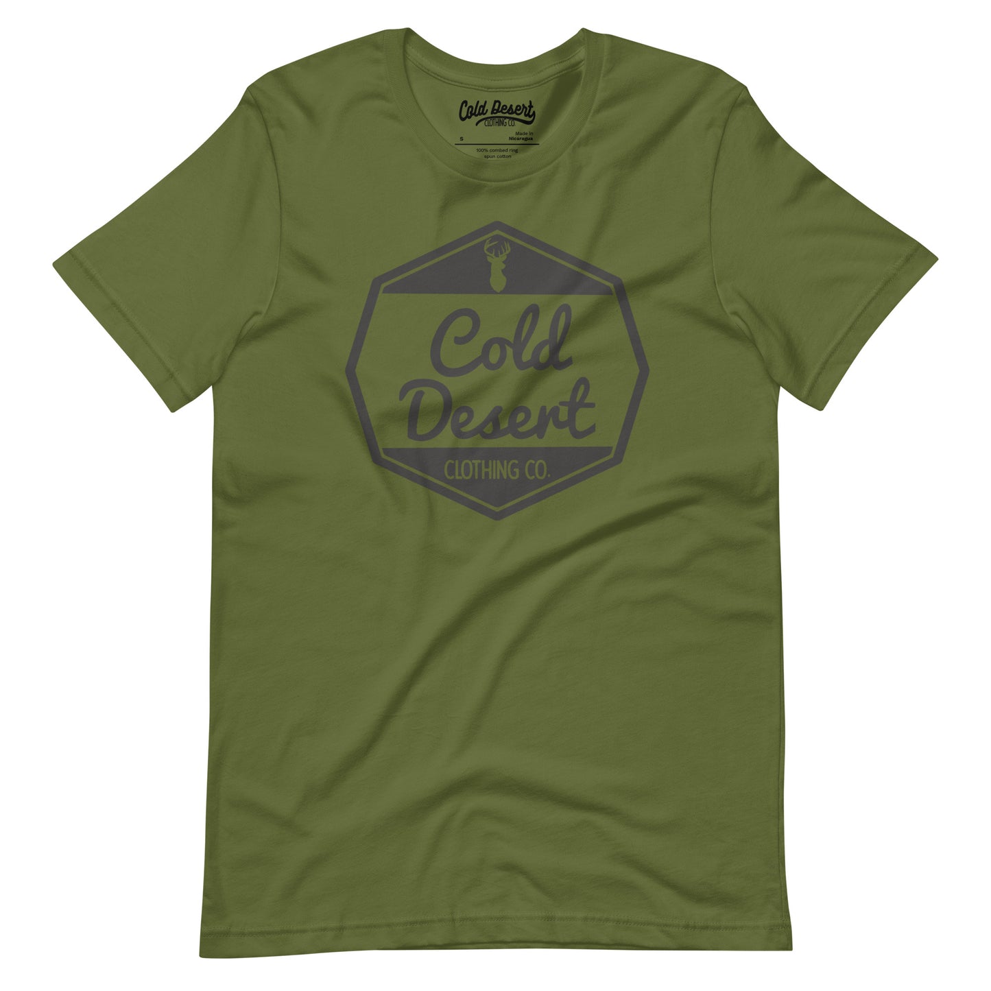 Cold Desert Deer Badge Unisex T-shirt