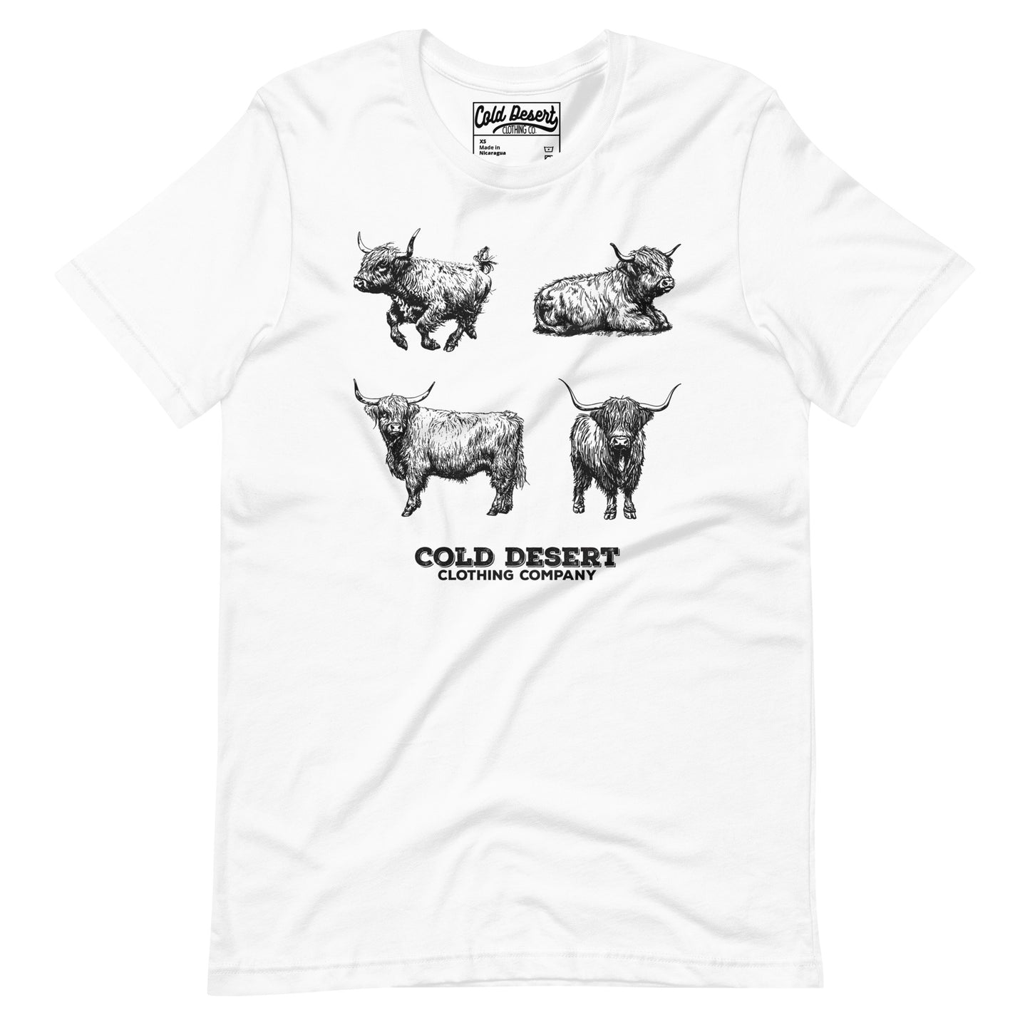 Happy Highland Cows Unisex t-shirt