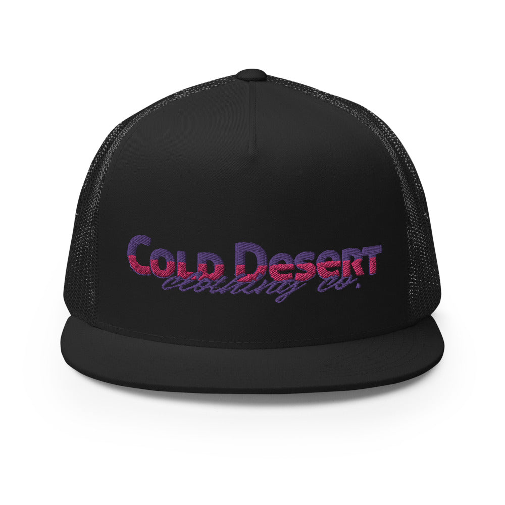 Cold Desert Purple Neon Daze Trucker Cap