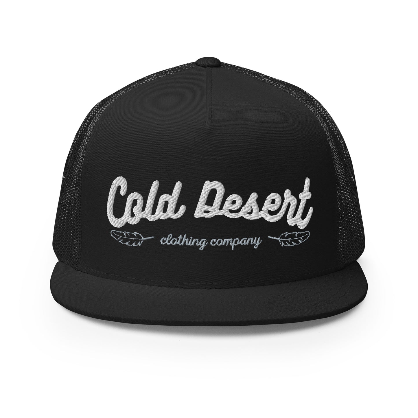 Cold Desert Feather Trucker Cap