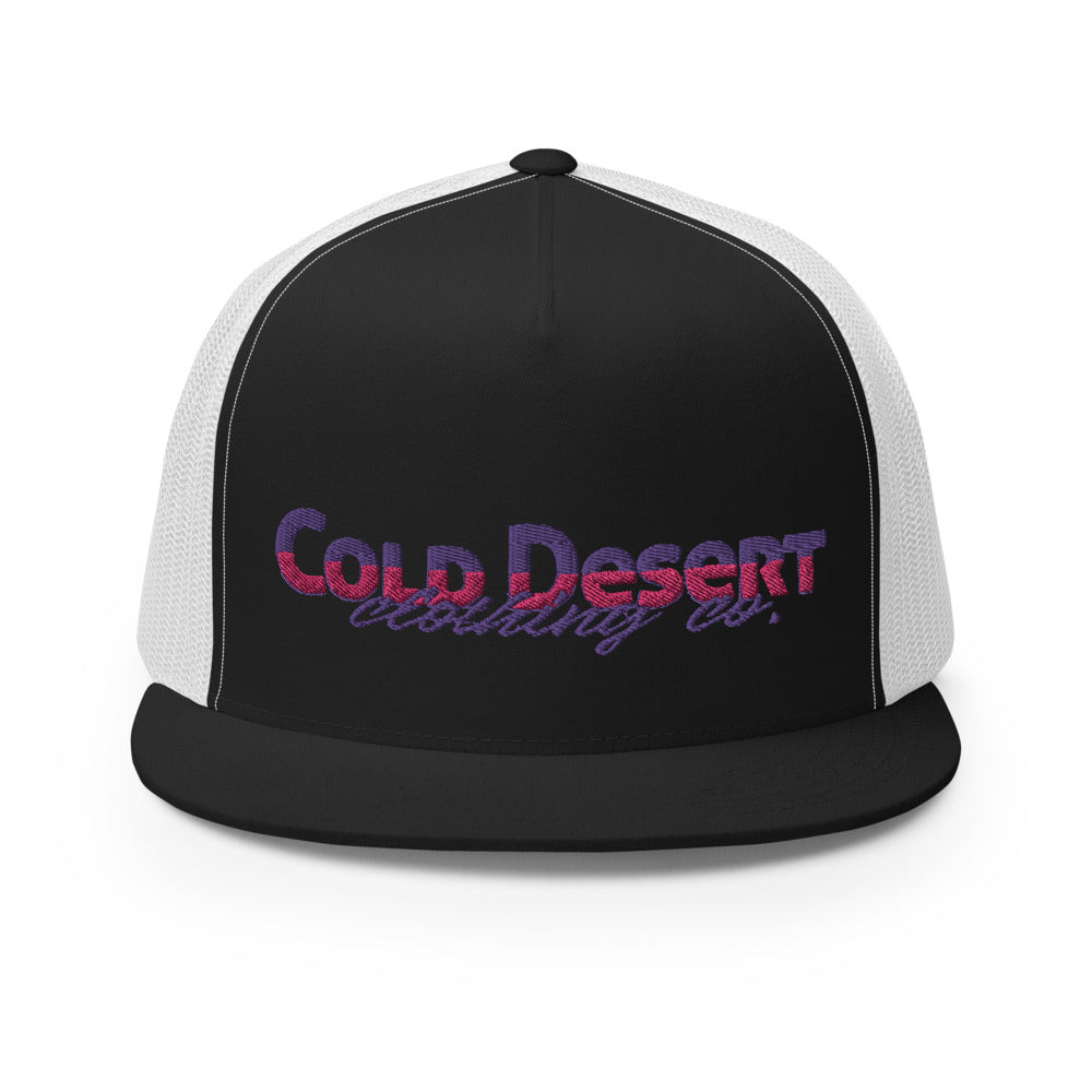 Cold Desert Purple Neon Daze Trucker Cap