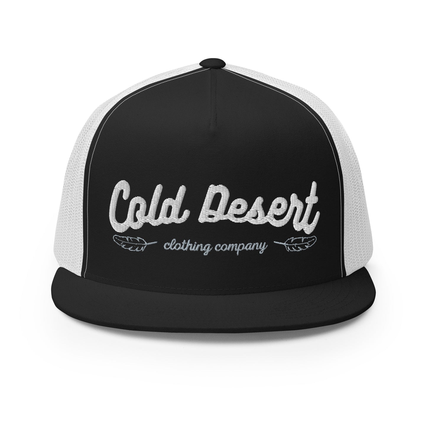 Cold Desert Feather Trucker Cap