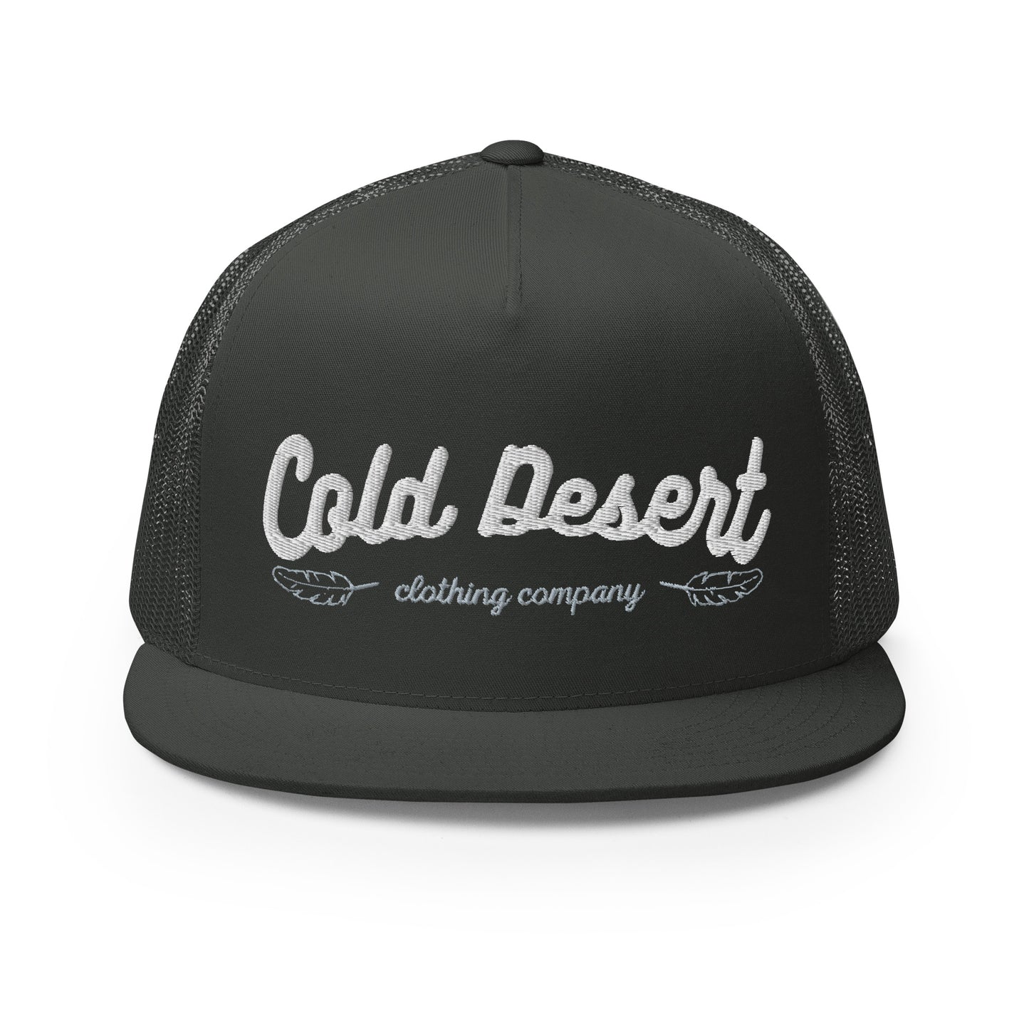 Cold Desert Feather Trucker Cap