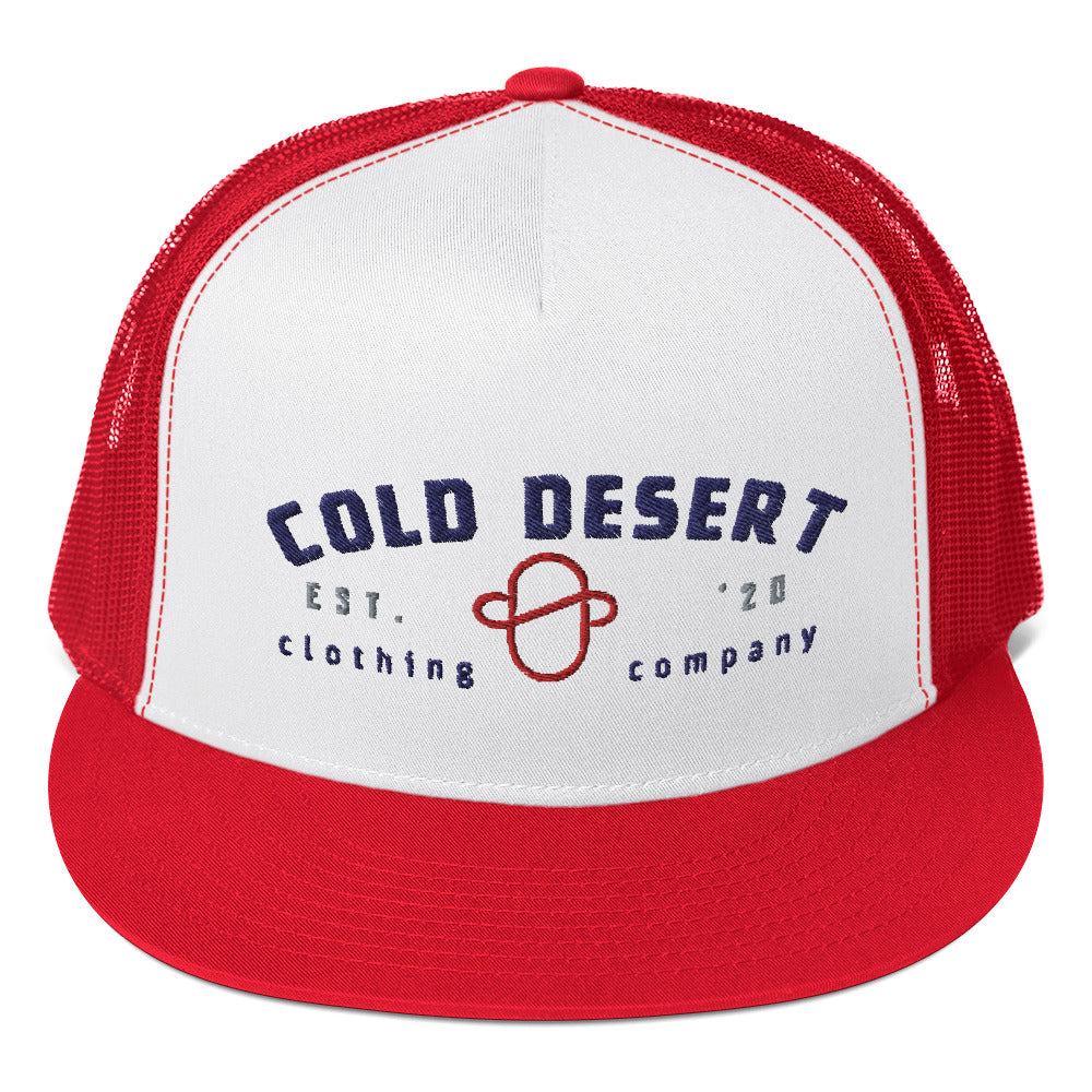 Red White n Blue Industrial Trucker Cap