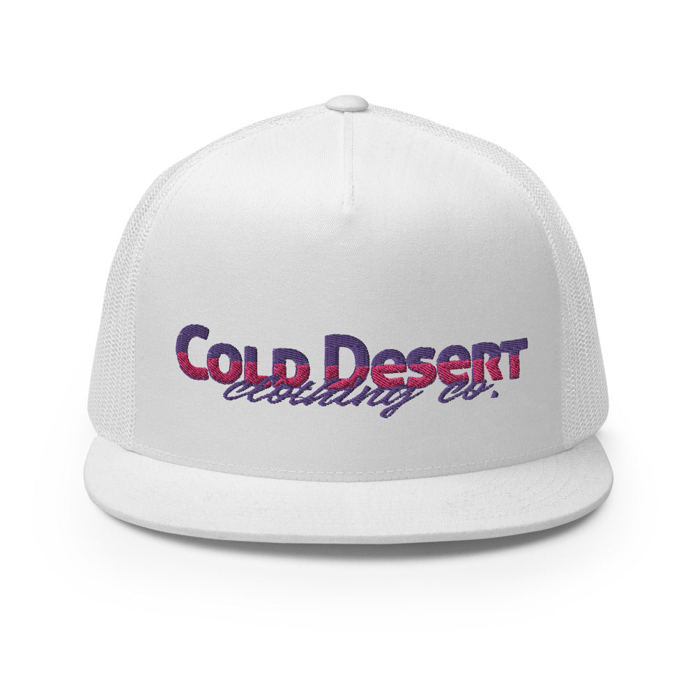 Cold Desert Purple Neon Daze Trucker Cap