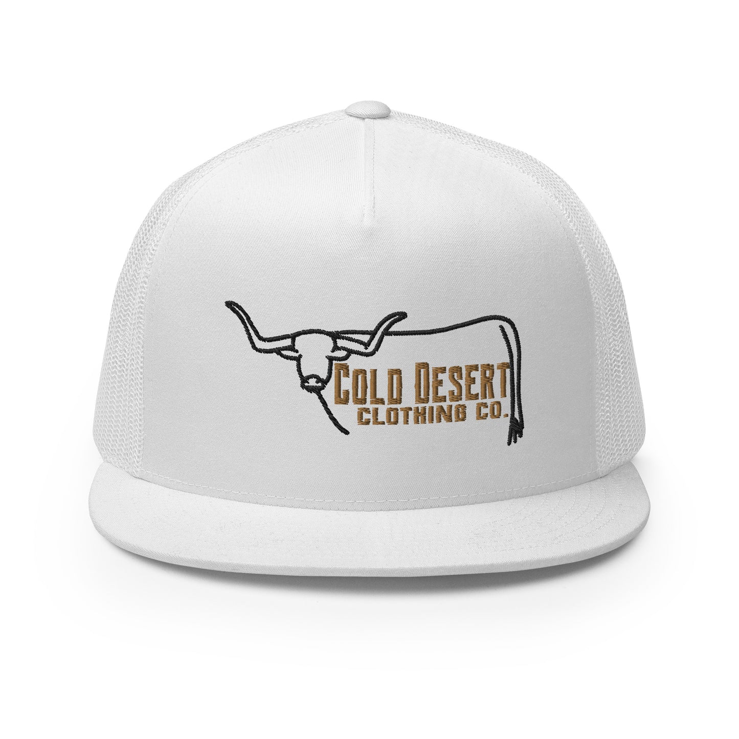 Black n Gold Longhorn Trucker Cap