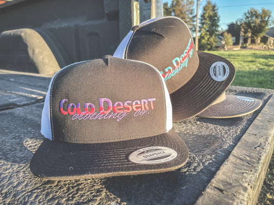 Cold Desert Purple Neon Daze Trucker Cap