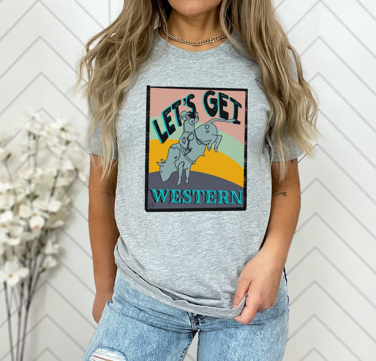 Let’s Get Western Short-Sleeve Unisex T-Shirt