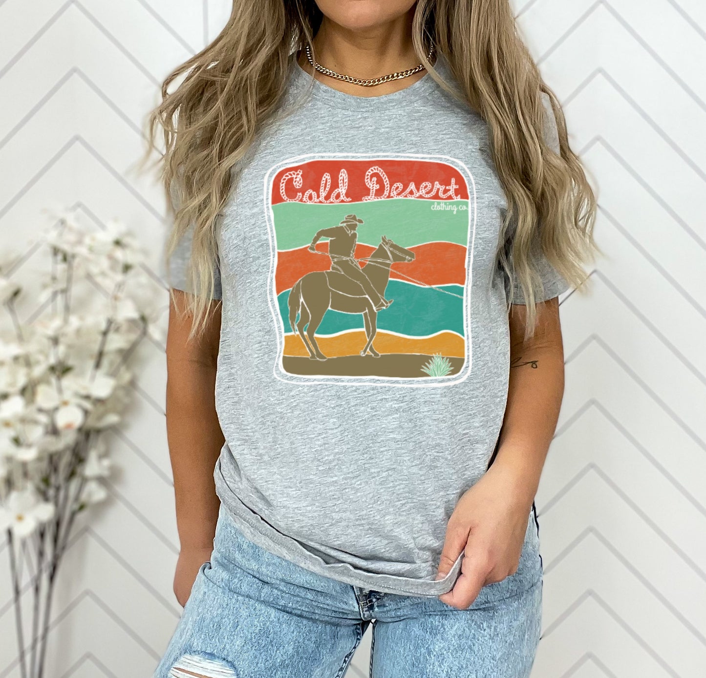 Desert Boho Cowpuncher Short Sleeve Unisex T-Shirt