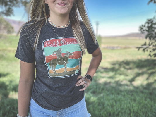 Desert Boho Cowpuncher Short Sleeve Unisex T-Shirt