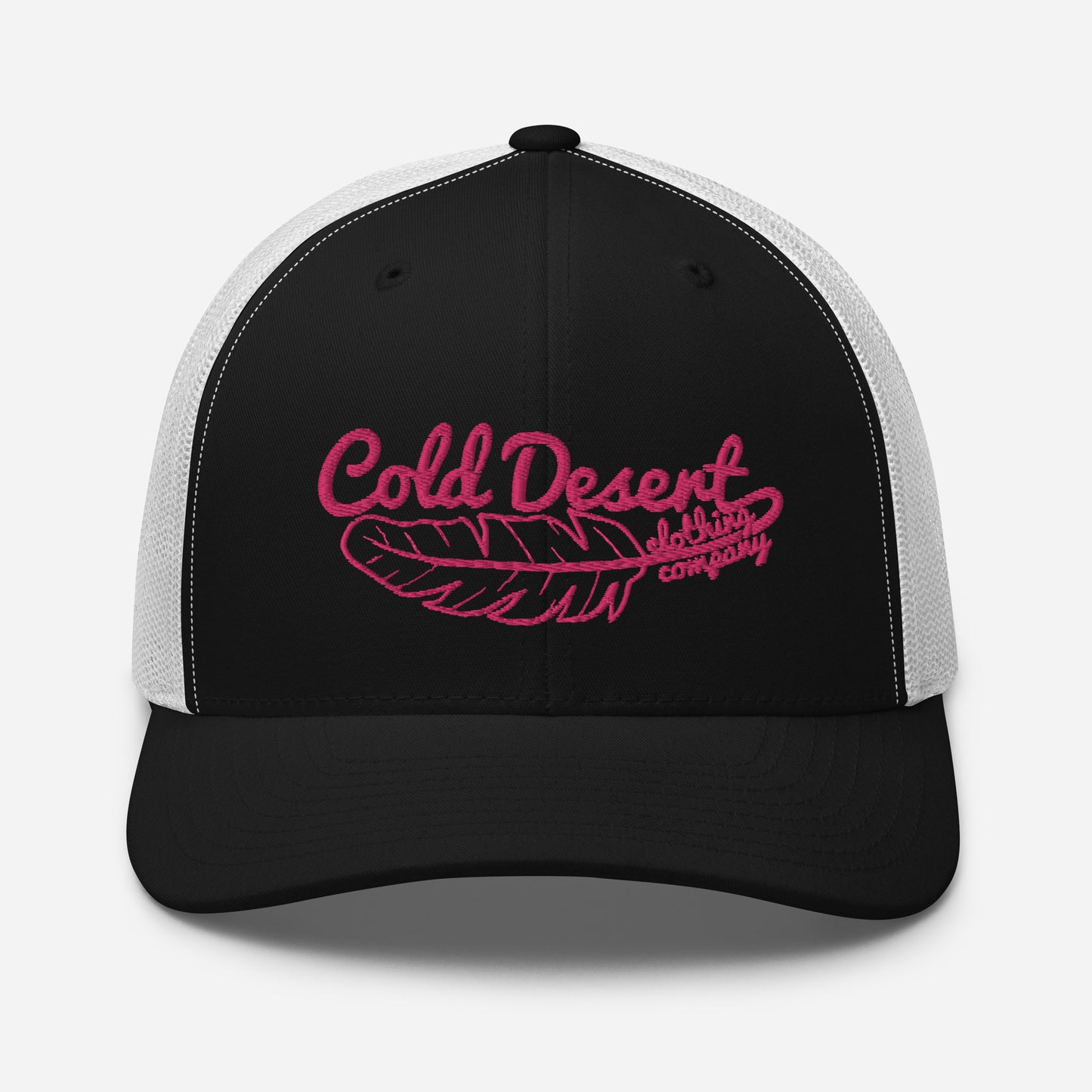 Pink Feather in the Wind Trucker Cap