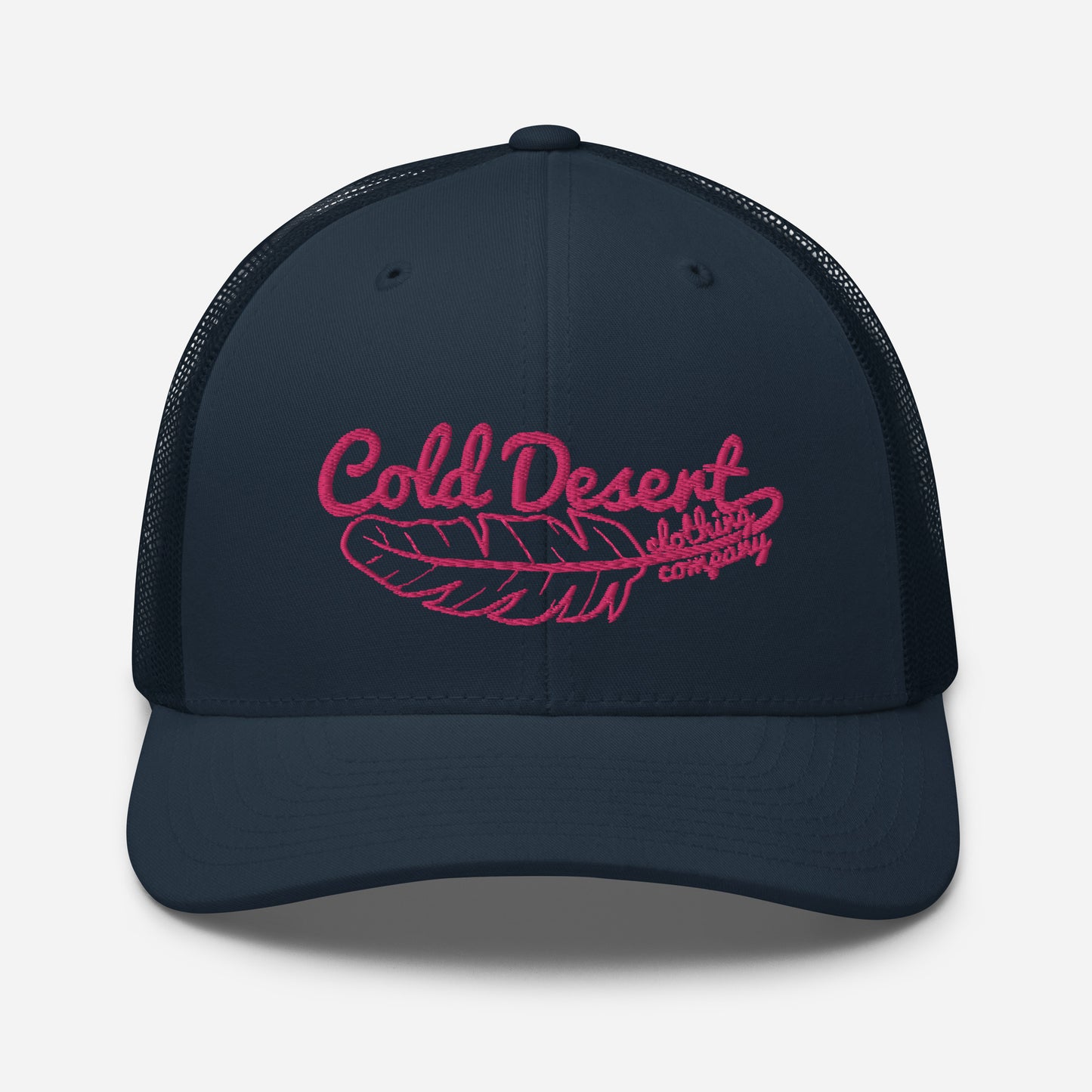 Pink Feather in the Wind Trucker Cap