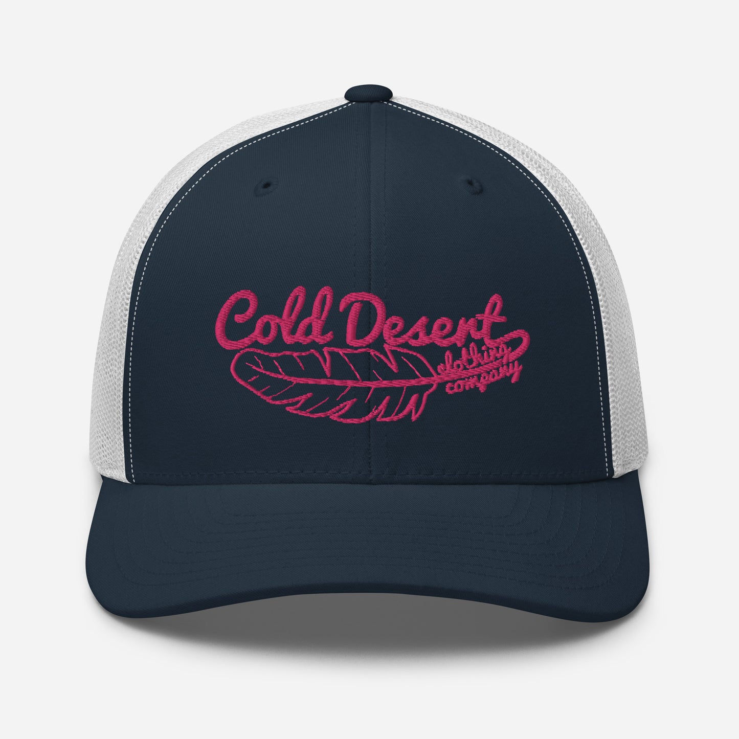 Pink Feather in the Wind Trucker Cap