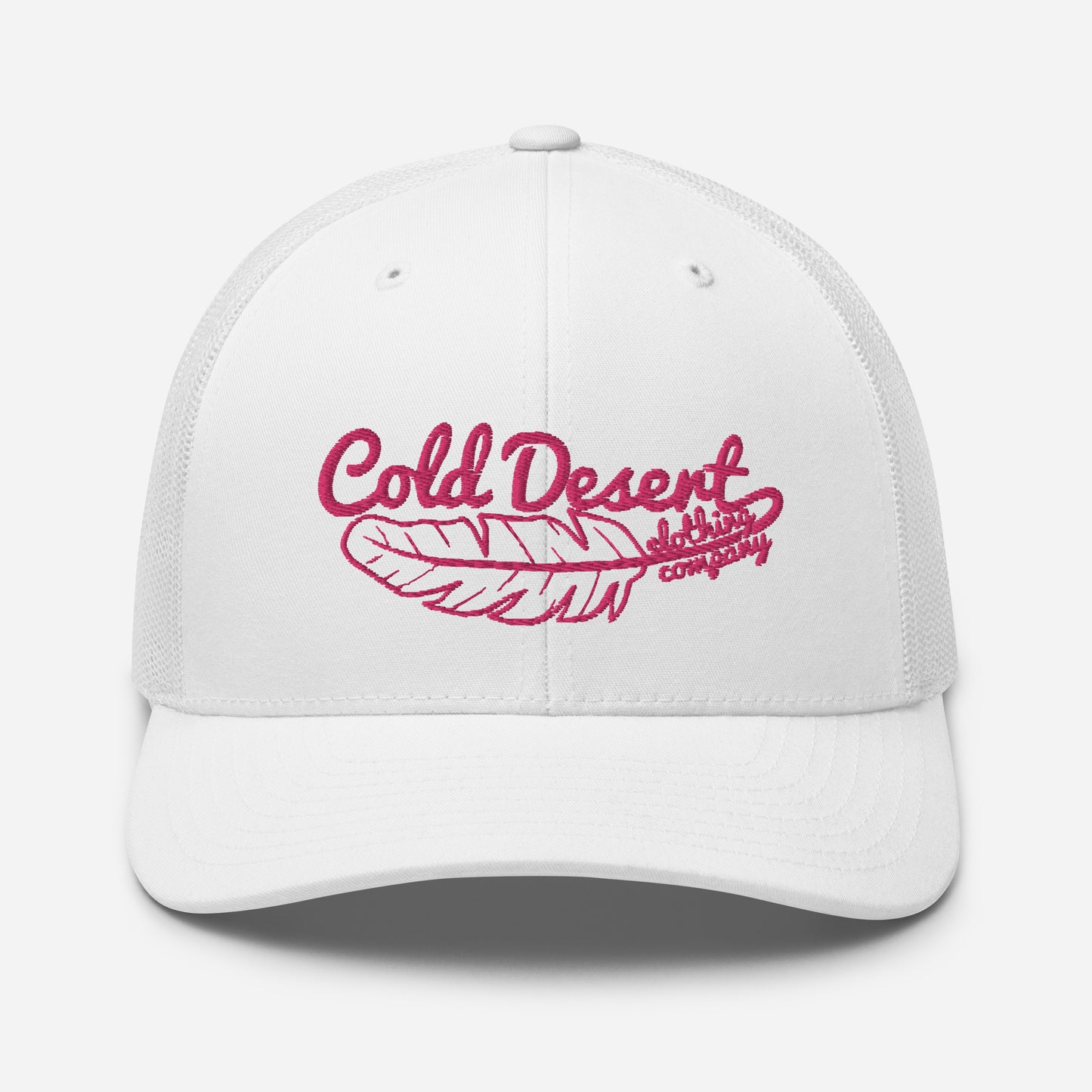 Pink Feather in the Wind Trucker Cap