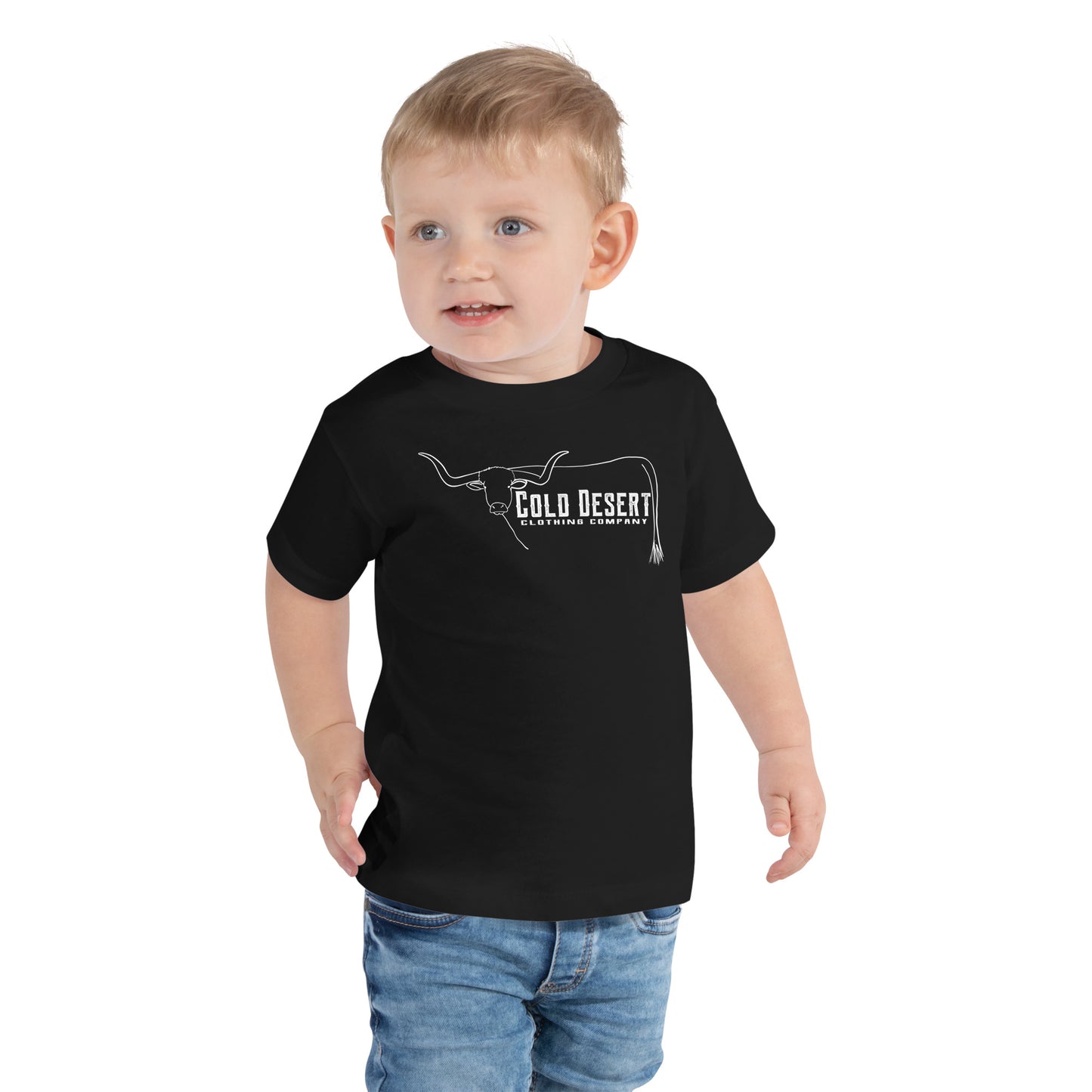 Longhorn Steer Toddler Short Sleeve Tee