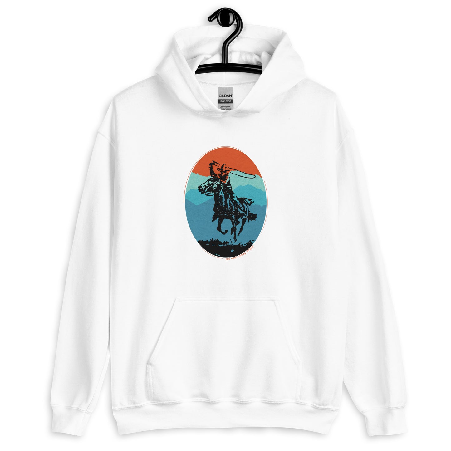 Western Cowboy Graphic Unisex Heavy Blend Hoodie