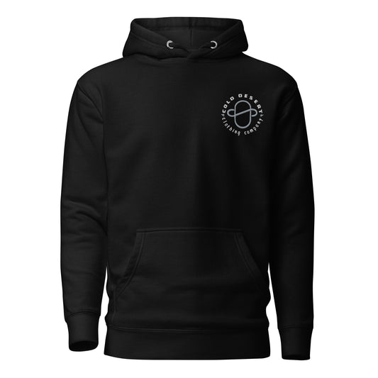 Cold Desert Moto Logo Premium Embroidered Unisex Hoodie