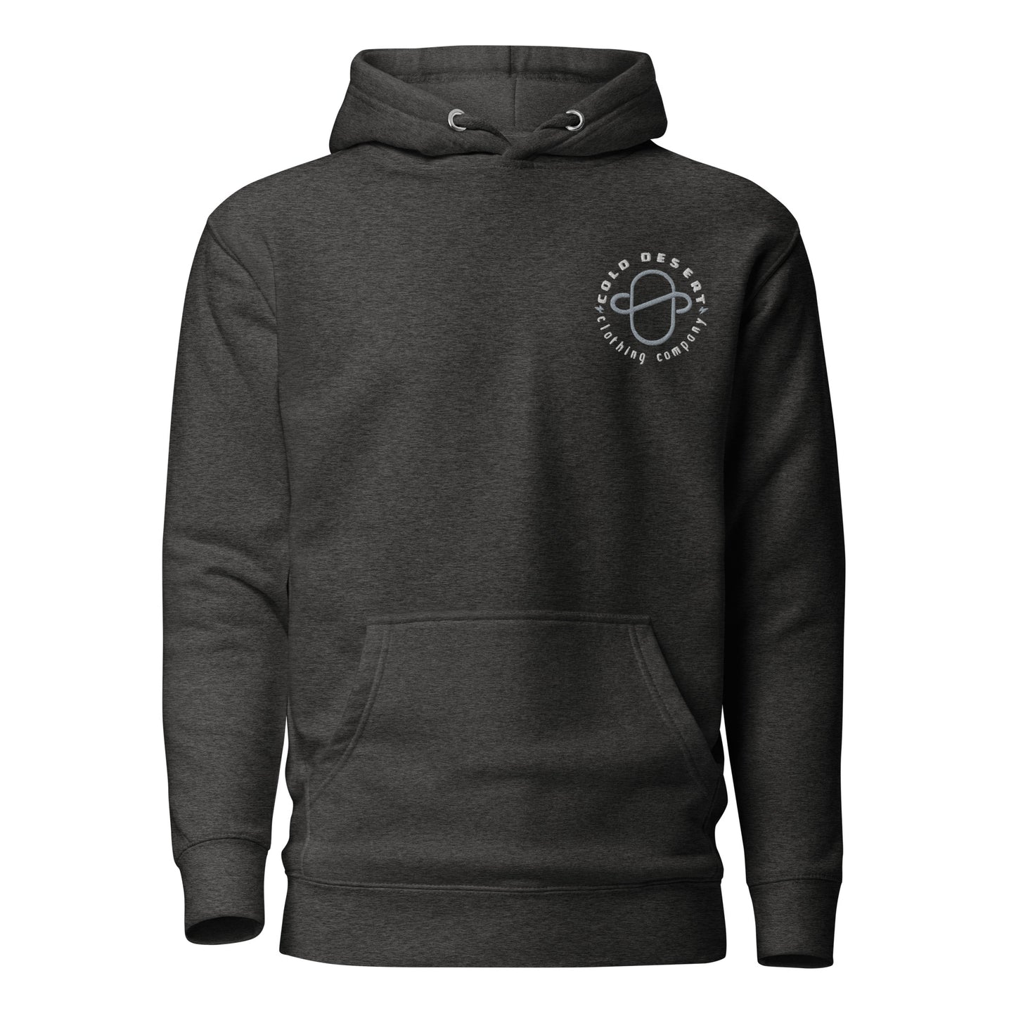 Cold Desert Moto Logo Premium Embroidered Unisex Hoodie