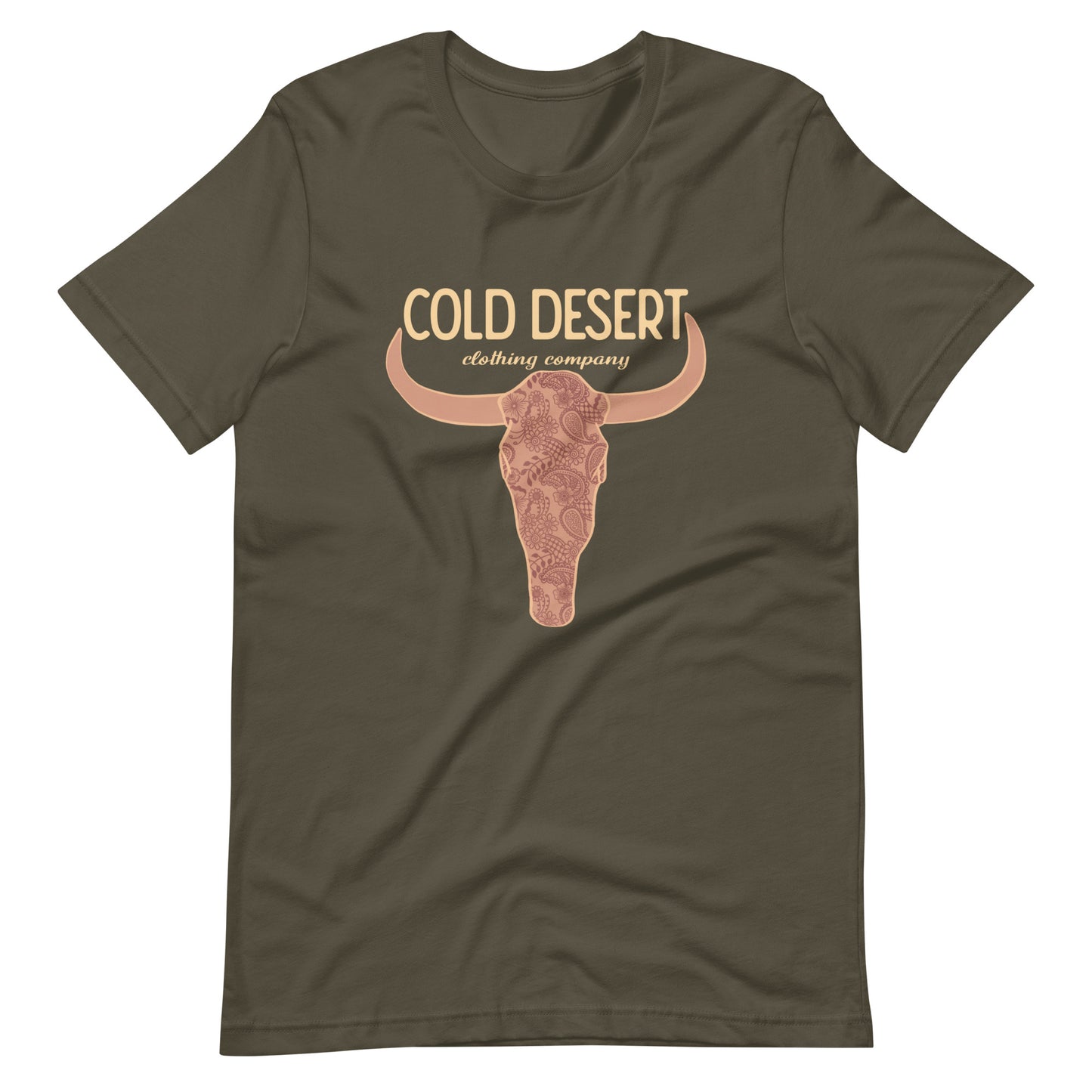 Cow Skull Short-Sleeve Unisex T-Shirt