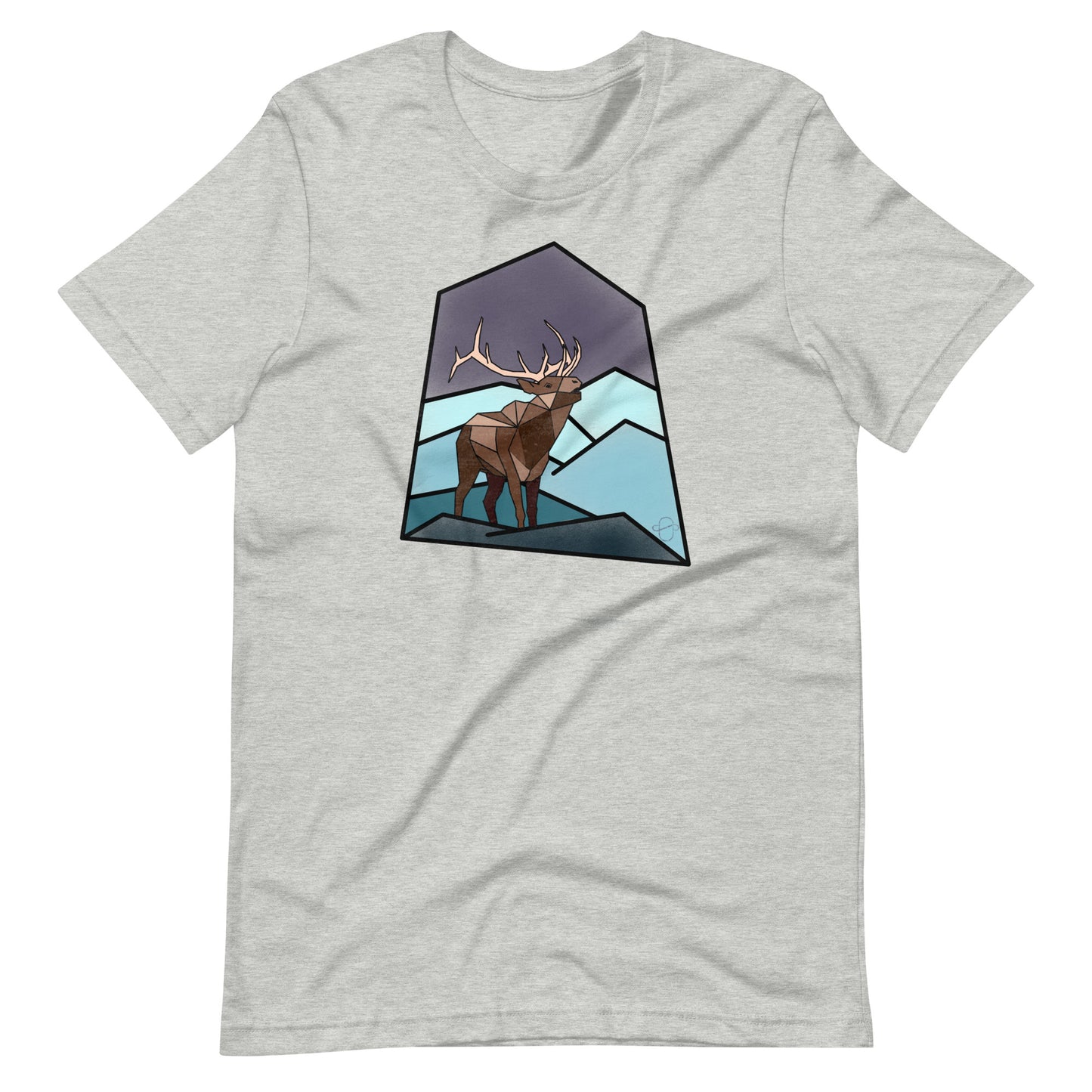 Geometric Elk Short-Sleeve Unisex T-Shirt