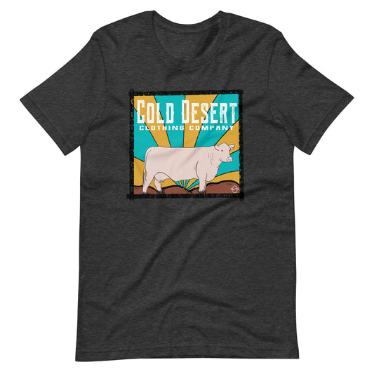 Cow Sunrise Short-Sleeve Unisex T-Shirt